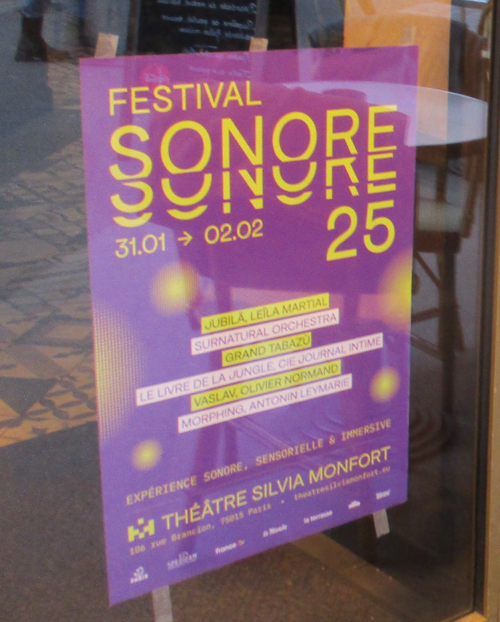 Festival Sonore – Affichage Magasin